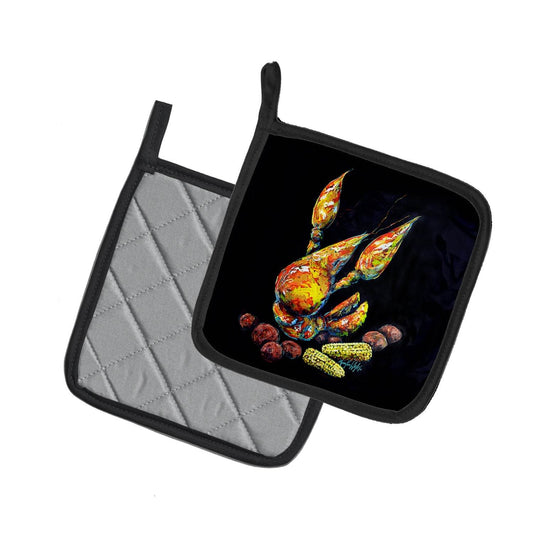 Crawfish Boiling Pot Pair of Pot Holders - Loft&Timber