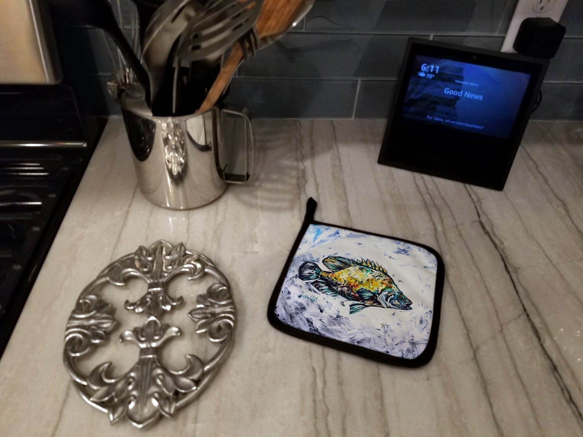 Triple Tail Pair of Pot Holders - Loft&Timber