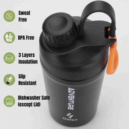 20/28 oz Insulated Adventurous Shaker Bottle - Loft&Timber