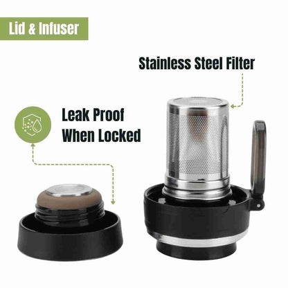 18oz Insulated Infuser Bottle - Loft&Timber