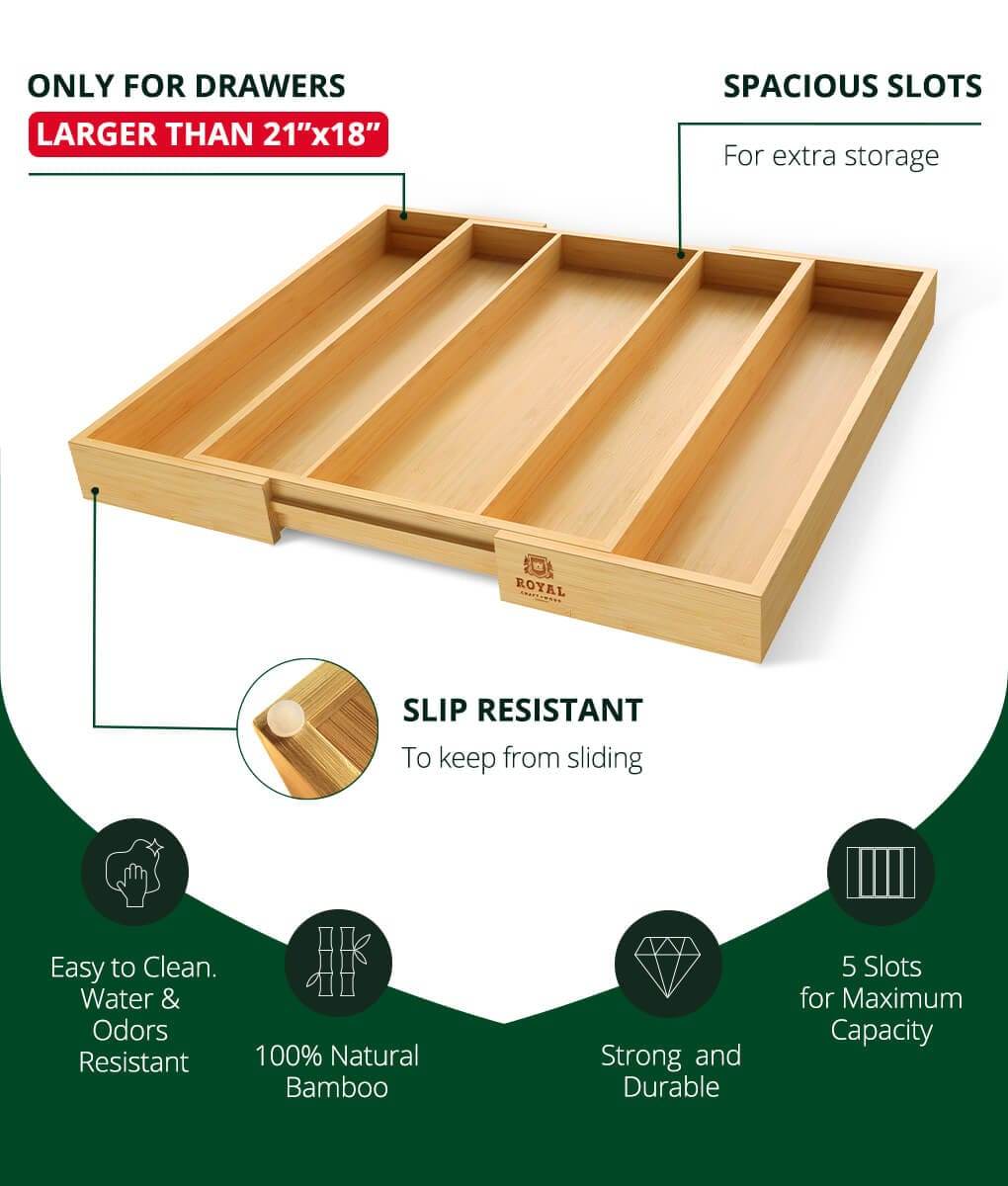 Expandable Utensil Organizer - Loft&Timber