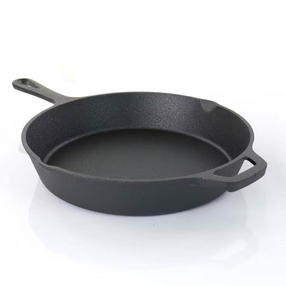 5-Piece Cast Iron Cookware Set with Dutch Oven Griddle and 2 Skillets - Loft&Timber