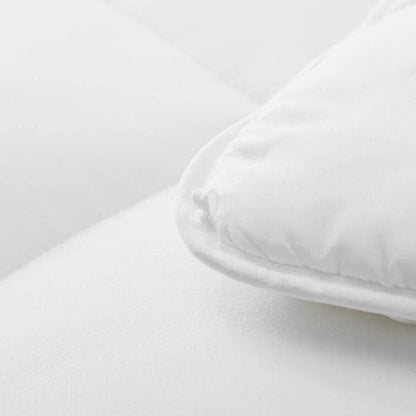 Queen Size Cozy All Seasons Plush White Polyester Down Alternative Comforter - Loft&Timber