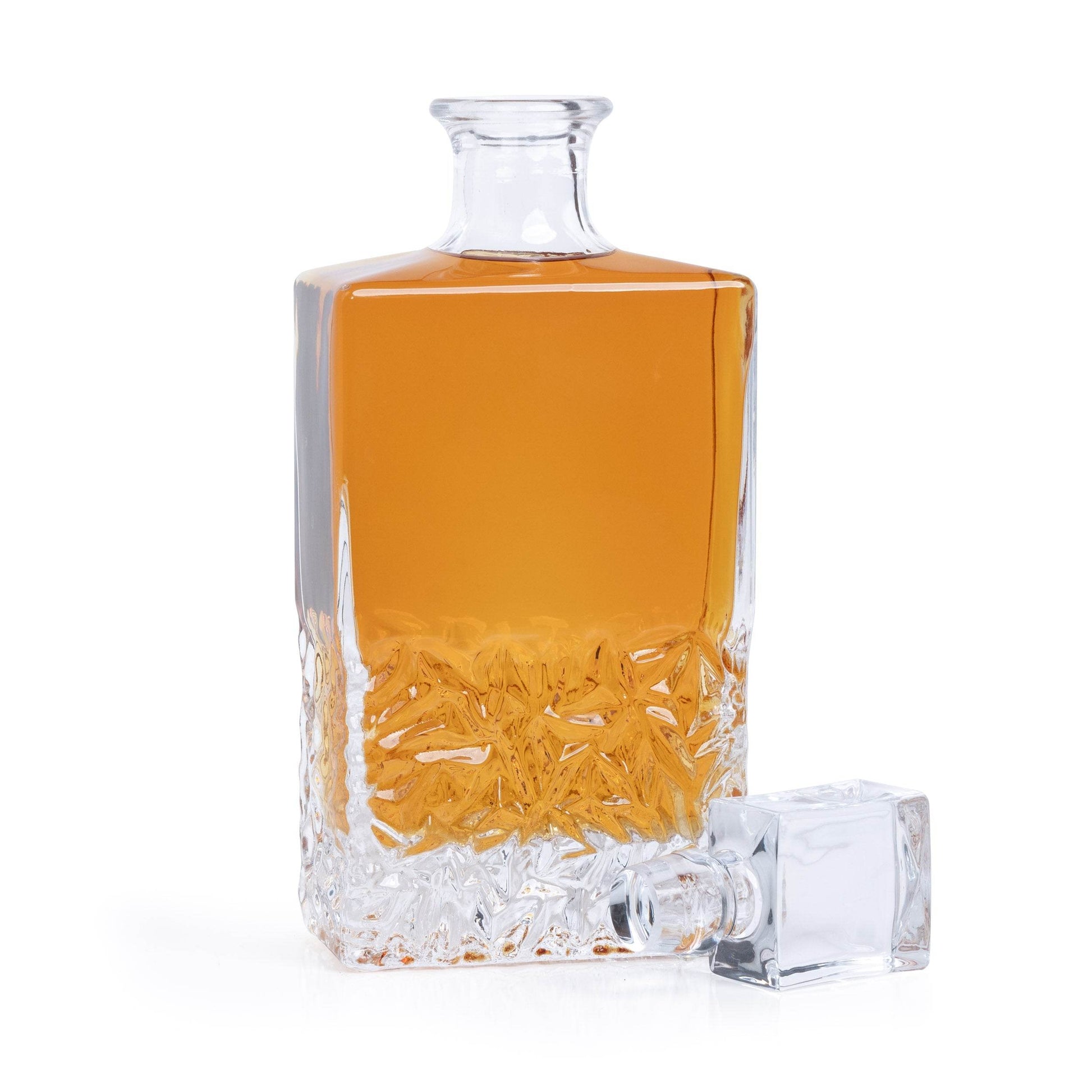 Whiskey Decanter - Rectangle - 750ML - Loft&Timber