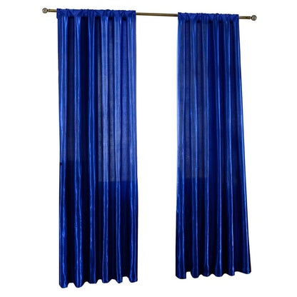 Solid Color Satin Window Curtain - Loft&Timber
