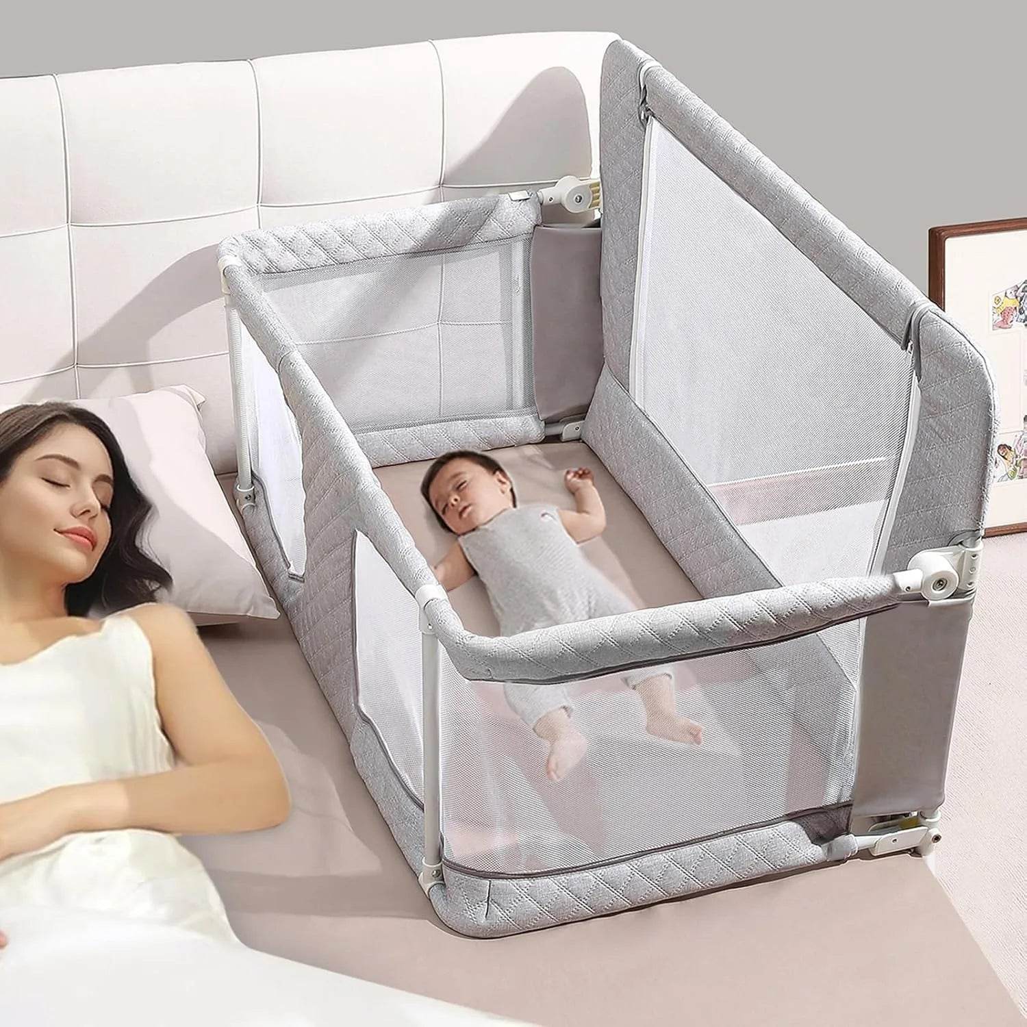 3-in-1 Folding Baby Crib - Loft&Timber