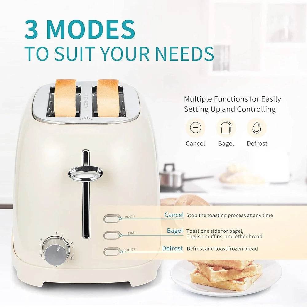 2 Slice Toaster Extra Wide Slot Stainless Steel