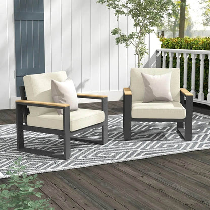 Aluminum Outdoor Patio Chairs 2 - Loft&Timber