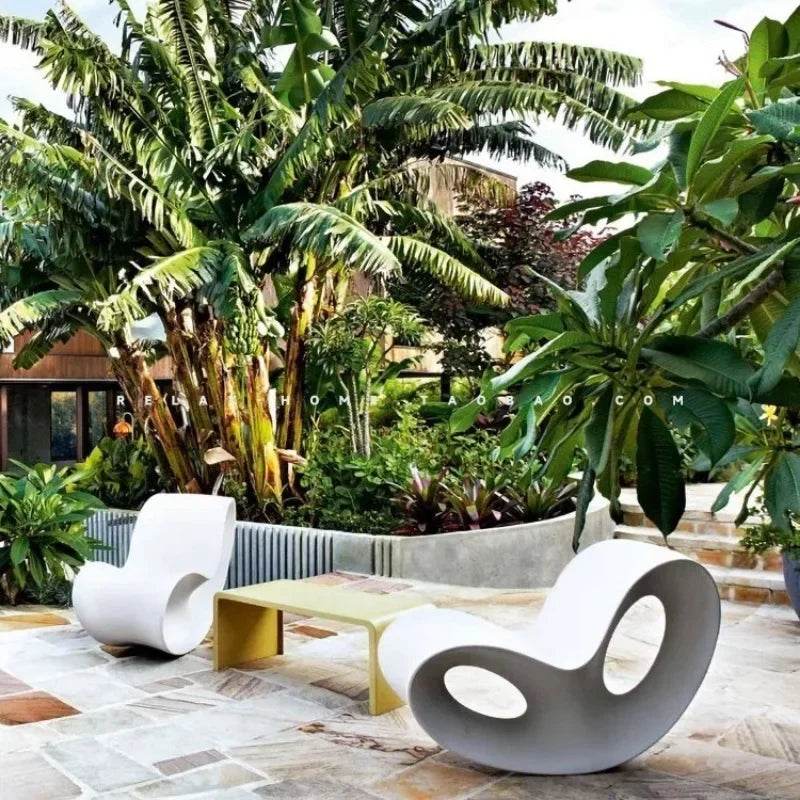 White Balcony Chairs Throne - Loft&Timber