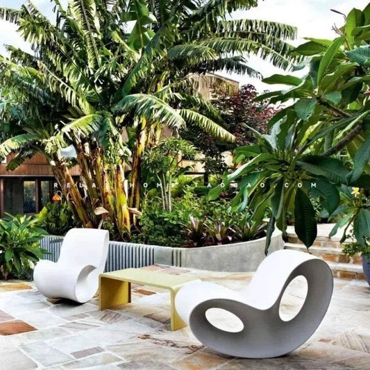 White Balcony Chairs Throne - Loft&Timber