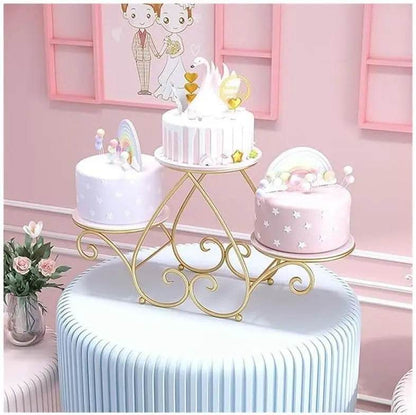 3-Tier Cake Stand Metal Cake Stand - Loft&Timber