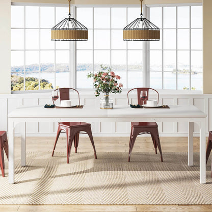 Tribesigns Dining Table for 6-8 People, 200cm - Loft&Timber