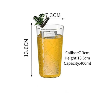 Japanese Style Engraved Cocktail Glasses