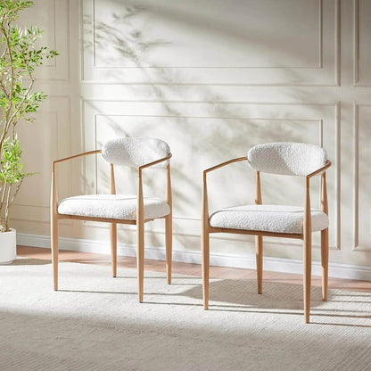 Modern Upholstered Dining Chairs Set of 4 - Loft&Timber