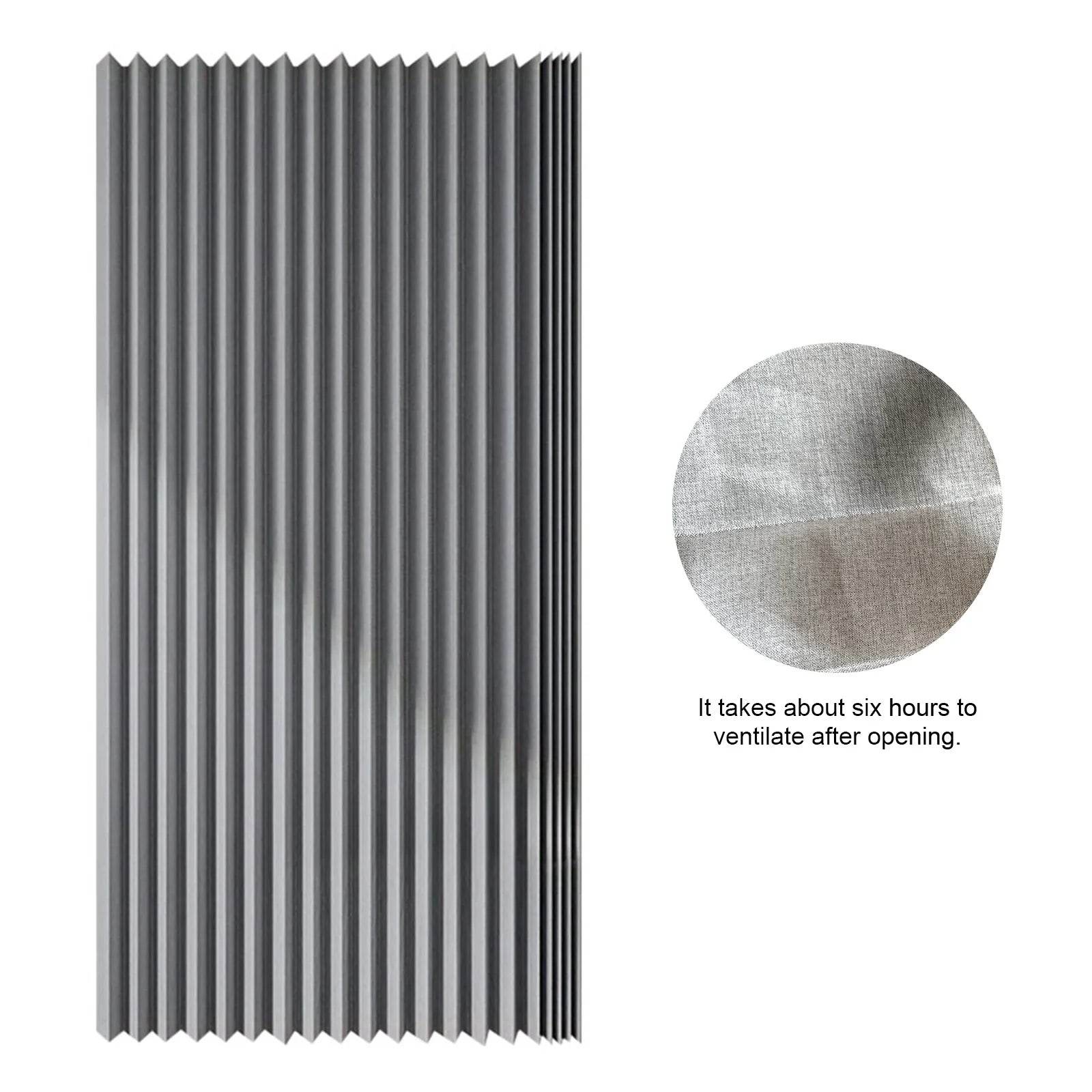 Foldable Magnetic Bathroom Curtain Waterproof - Loft&Timber