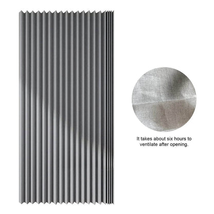 Foldable Magnetic Bathroom Curtain Waterproof - Loft&Timber