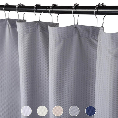 Shower Curtain Soft Microfiber Shower Curtain, Water Repellent 72x72Inches - Loft&Timber