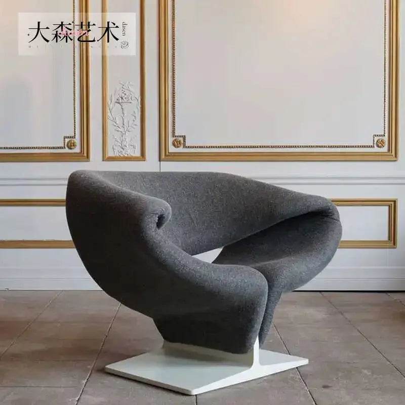 Cute Aesthetic Living Room Chairs White Cream Modern Designer Unique Lounge Clear Chairs Creative Sillones Trendy Furniture - Loft&Timber