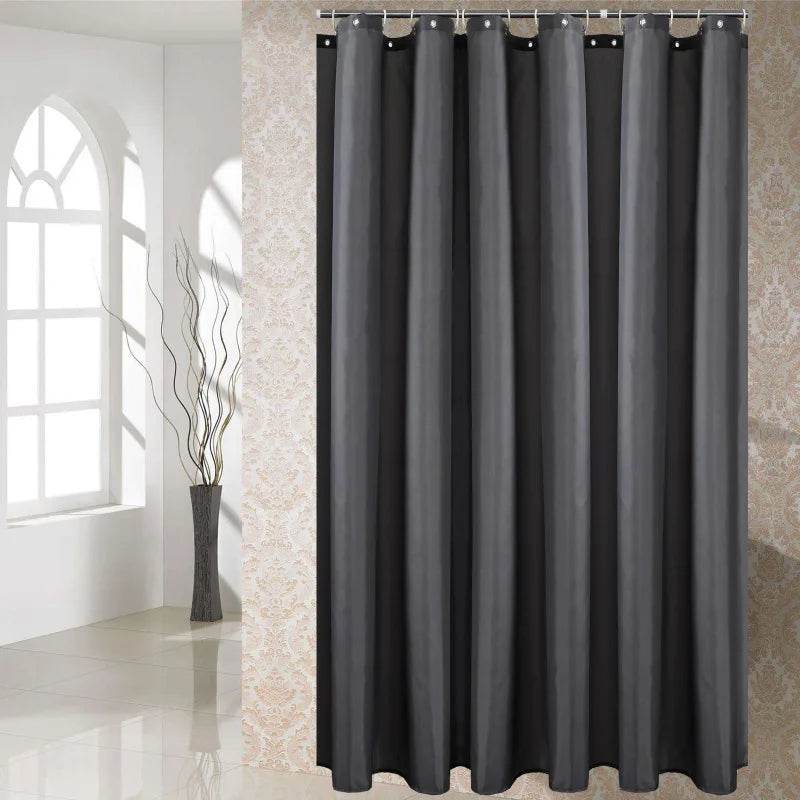 Waterproof Shower Curtain with 12 Hooks - Loft&Timber