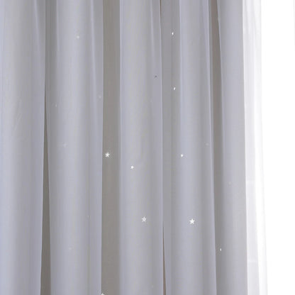 Hollow Out Star Curtain, 1 Panel 40"*84"