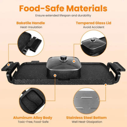 2 in 1 Hot Pot with Grill - Loft&Timber