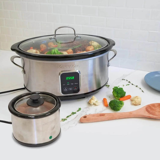 Kenmore Stainless Steel Programmable Slow Cooker 7 Quart - Loft&Timber