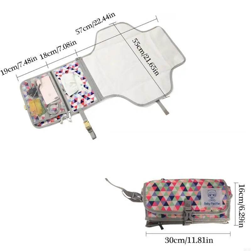 Easy to Clean Diaper Changing Bag Compact Changing Pad Bag for Active Parents - Loft&Timber