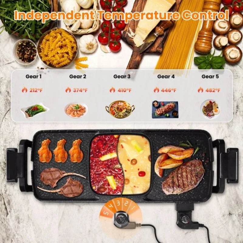 2 in 1 Hot Pot with Grill - Loft&Timber