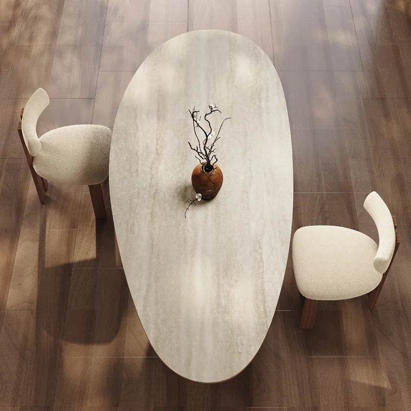 Center Dining Table Wood Table &/Or 6 Elegant Oval - Loft&Timber