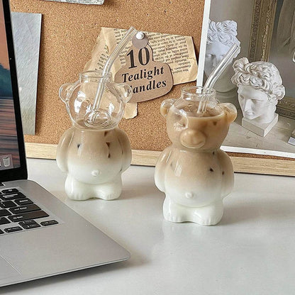 Cartoon Bear Shaped Coffee Mug - Loft&Timber