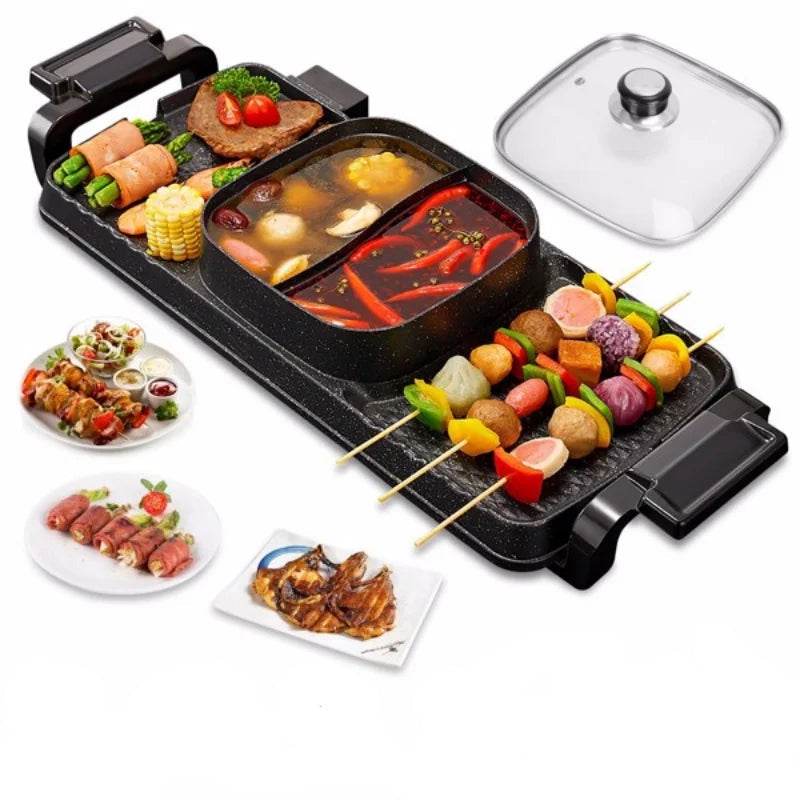 2 in 1 Hot Pot with Grill - Loft&Timber