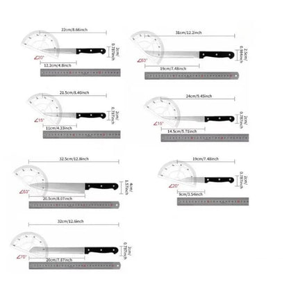 15-Piece Kitchen Knife set with Wooden Block - Loft&Timber