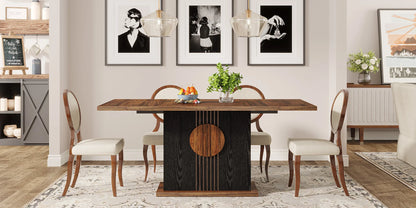 Tribesigns 55" Rectangular Dining Table for 4 to 6 - Loft&Timber