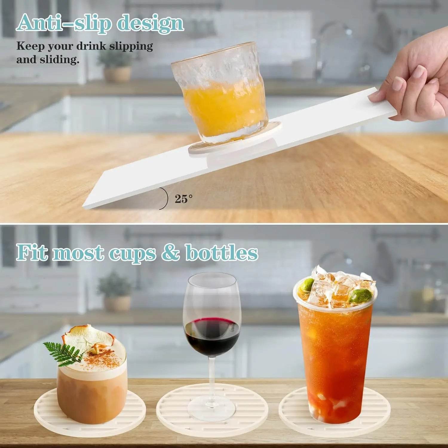 Silicone Coasters for Drinks - Loft&Timber