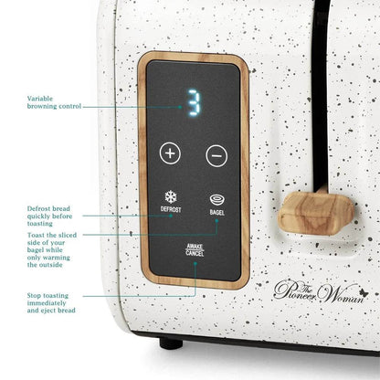 Digital 2-Slice Toaster with Touch Display