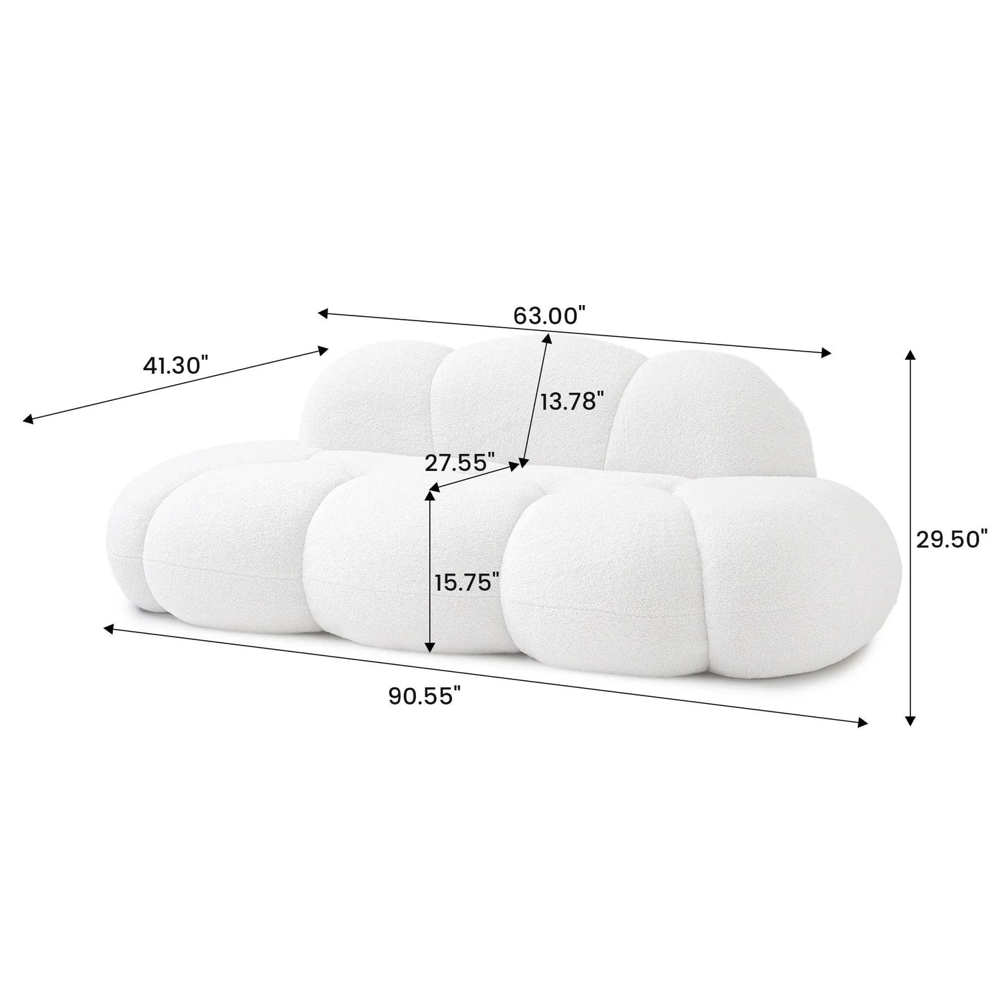 Sdorens Modern Cloud Shaped Couches - Loft&Timber