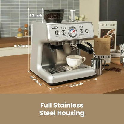 Dual Boiler Espresso Machine EzBru 2000 - Loft&Timber