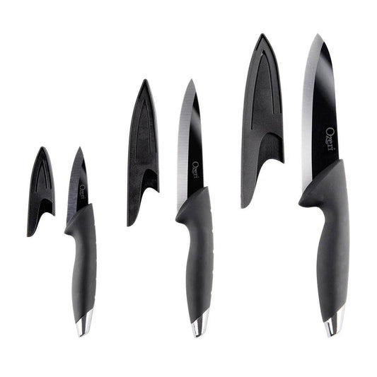 Ceramic Knife Set 6-Piece Ergonomic Handles