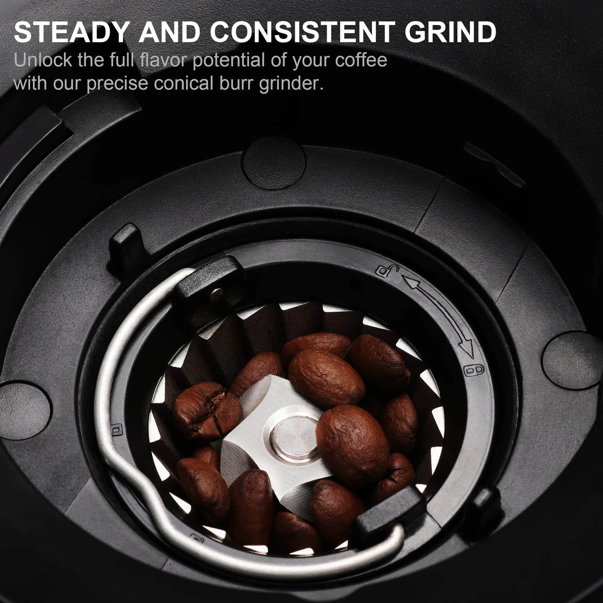 BioloMix Automatic Burr Mill Electric Coffee Grinder - Loft&Timber