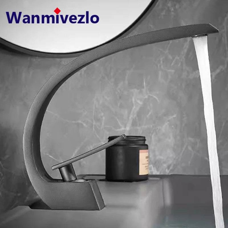 Black Bathroom Basin Faucet - Loft&Timber