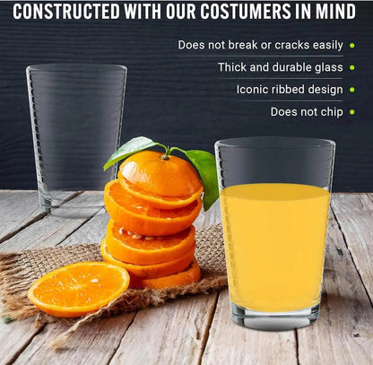 4-Pack 7oz Juice Glasses – Heavy Bottom - Loft&Timber