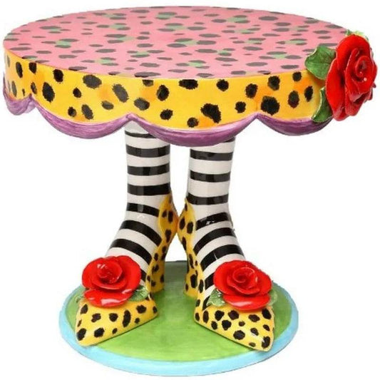 10-Inch Sugar High Social by Babs Ceramic Cake Stand - Loft&Timber