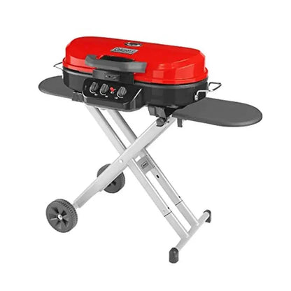 Portable Stand-Up Propane Grill with 3 Adjustable Burners & Instastart Push-Button Ignition 20,000 BTUs 285 sq.in. - Loft&Timber