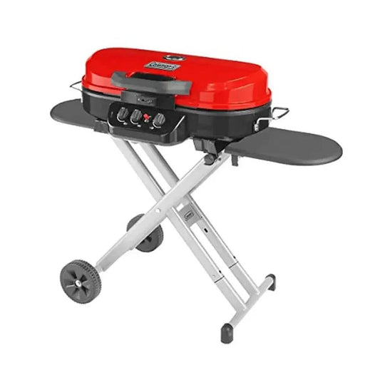 Portable Stand-Up Propane Grill with 3 Adjustable Burners & Instastart Push-Button Ignition 20,000 BTUs 285 sq.in. - Loft&Timber