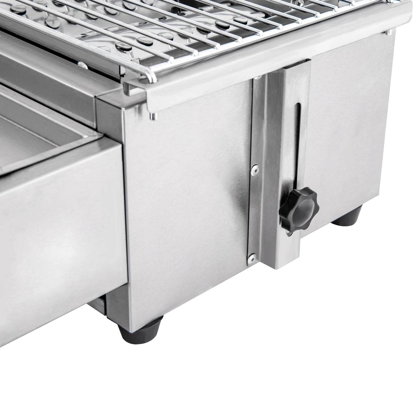 Professional 4-Burner Stainless Steel Portable Tabletop Propane/LPG Gas Grill - Loft&Timber