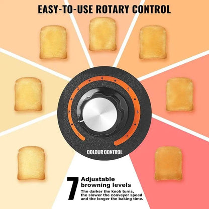 Commercial Conveyor Toaster 300 Slices Per Hour Heavy Duty Stainless Steel Toaster Oven - Loft&Timber