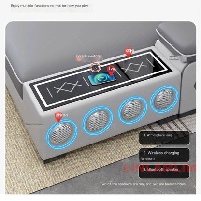 MANBAS Modern Sectional Sofa Set with Chaise and Lounge - Loft&Timber