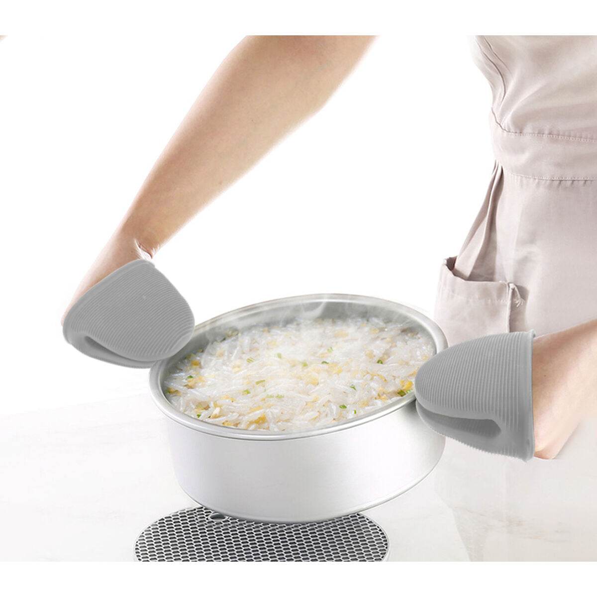 Oven Mitt Quttin Silicone 12 x 9 x 10 cm (24 Units) - Loft&Timber