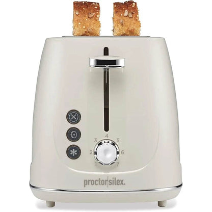 2 Slice Plastic Toaster with Defrost