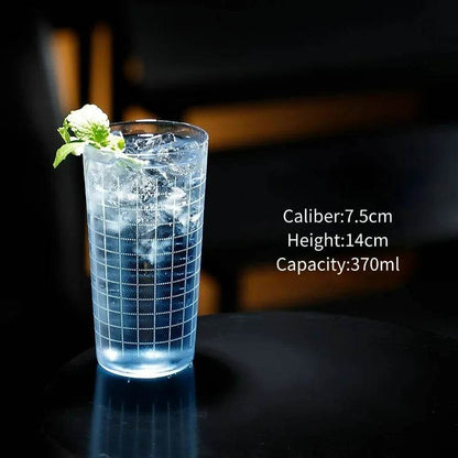 Ultra-Thin Etched Collins Glass Cup, Highball - Loft&Timber